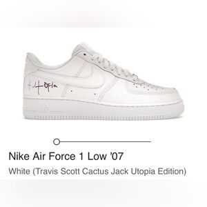 Nike Air Force 1 Low '07 Travis Scott Utopia White